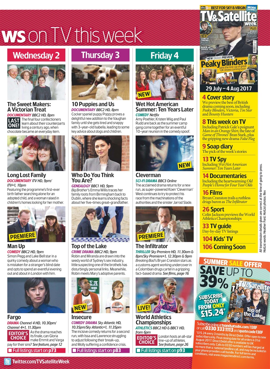 TV & Satellite Week Preview Pages