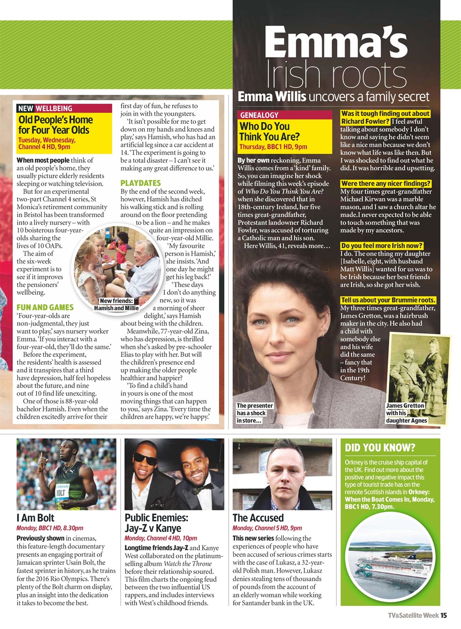 TV & Satellite Week Preview Pages
