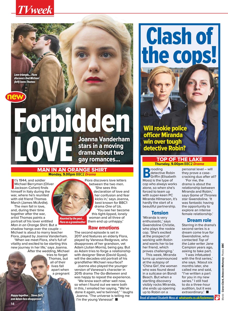 What's on TV Preview Pages