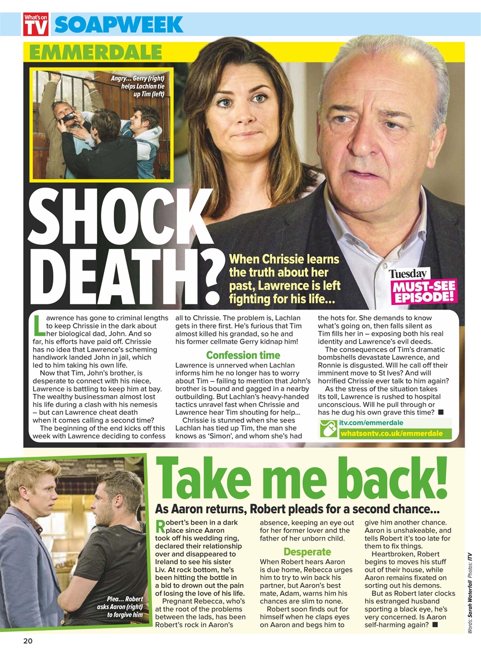 What's on TV Preview Pages