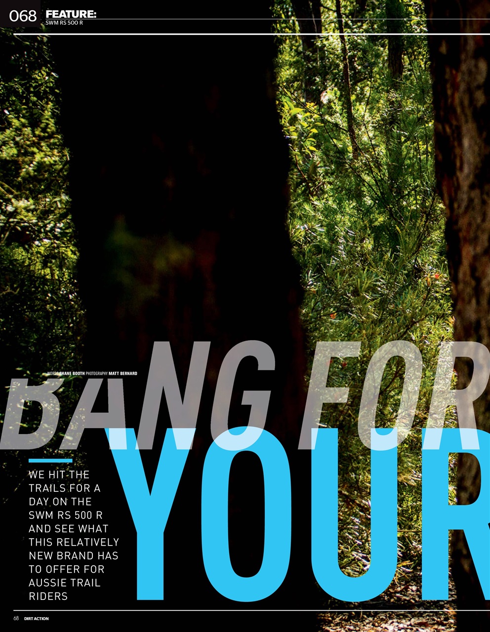 Dirt Action Preview Pages