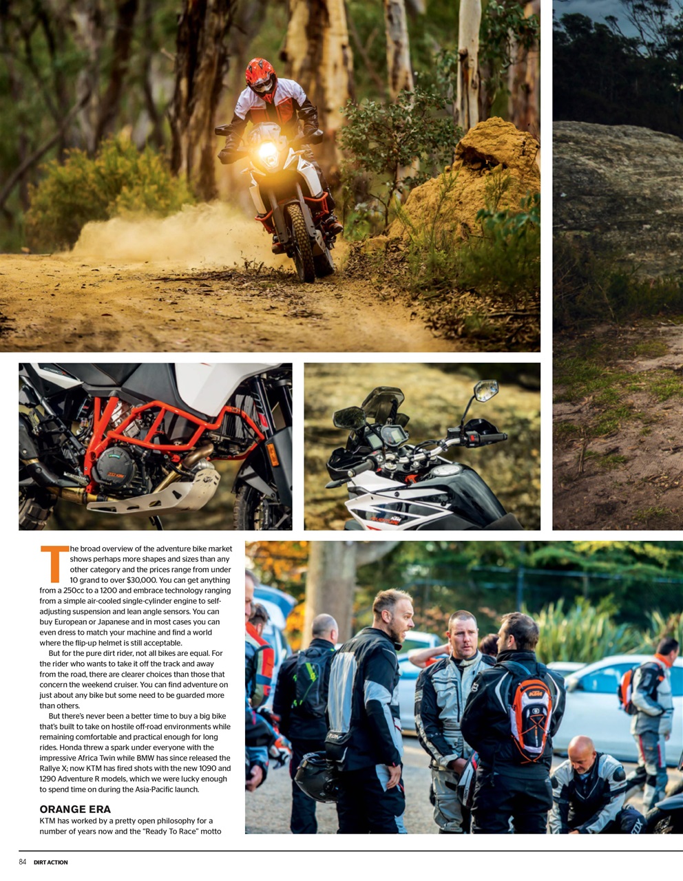 Dirt Action Preview Pages