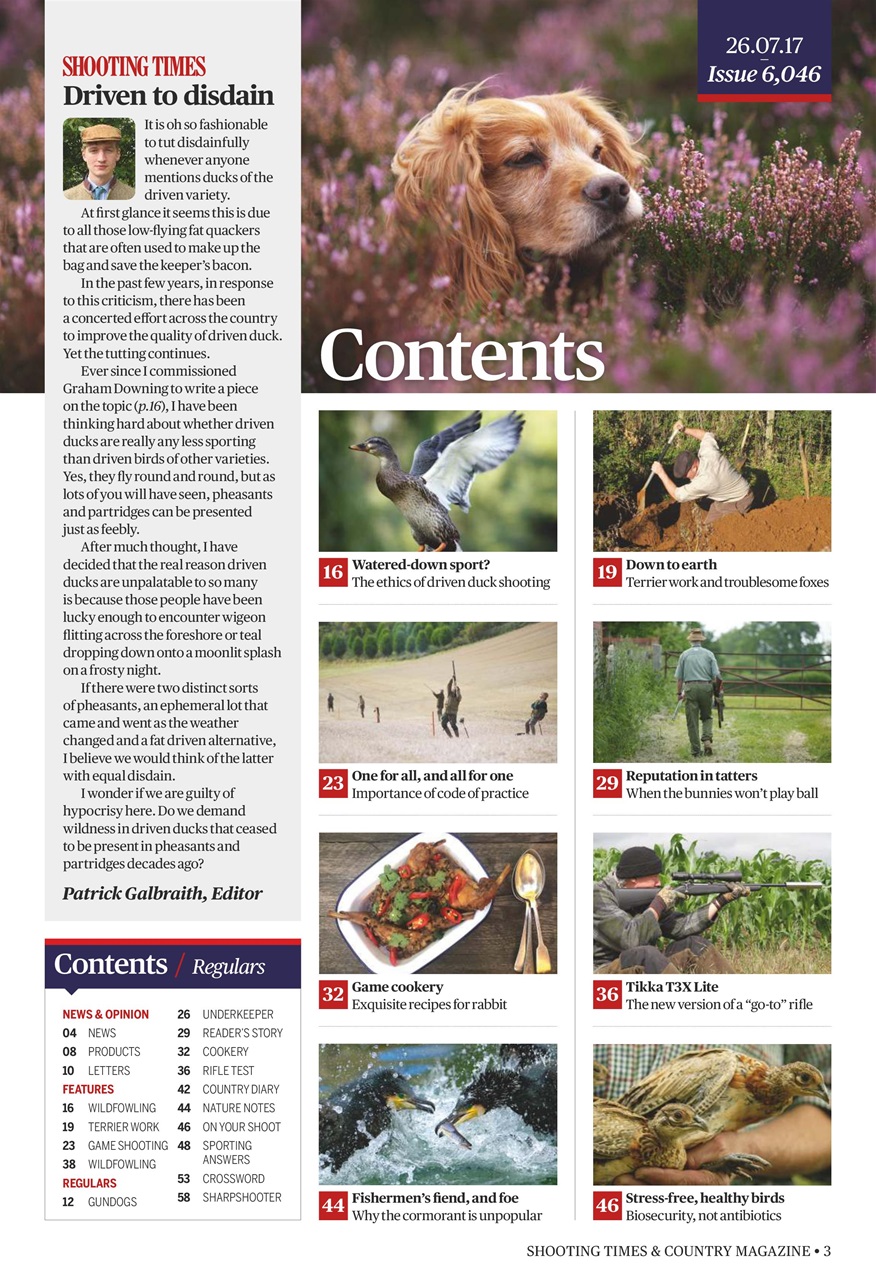 Shooting Times & Country Preview Pages