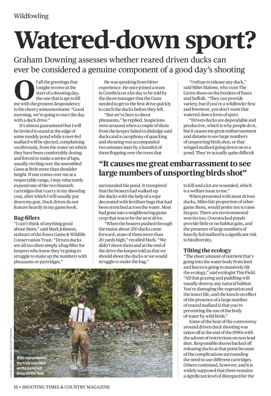 Shooting Times & Country Preview Pages