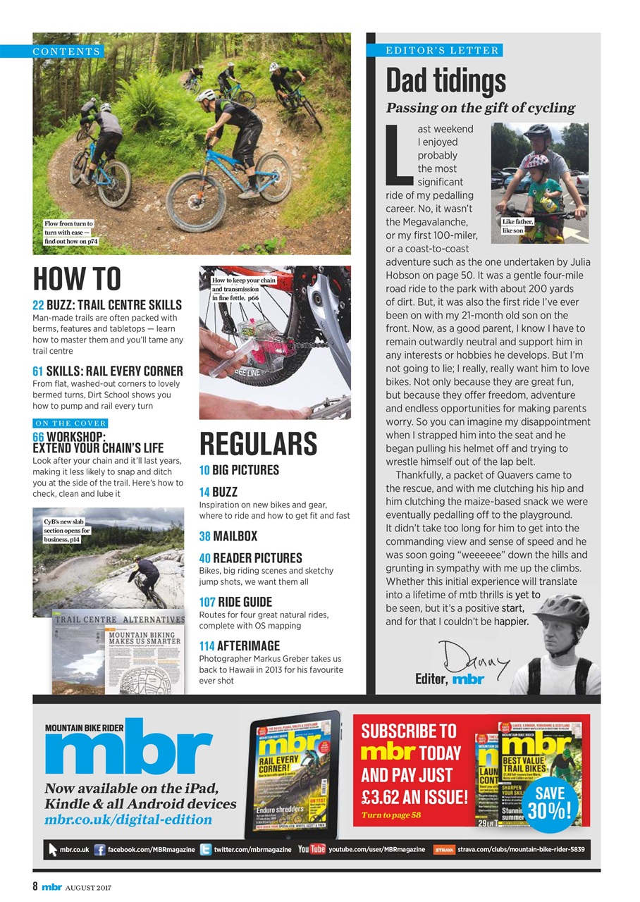 Mountain Bike Rider Preview Pages