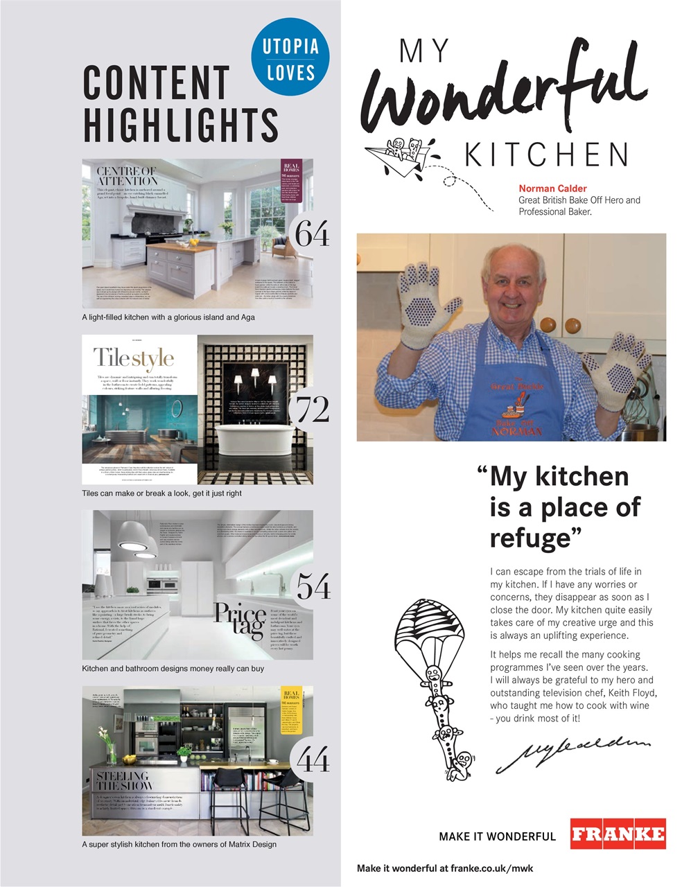 Utopia Kitchen & Bathroom Preview Pages