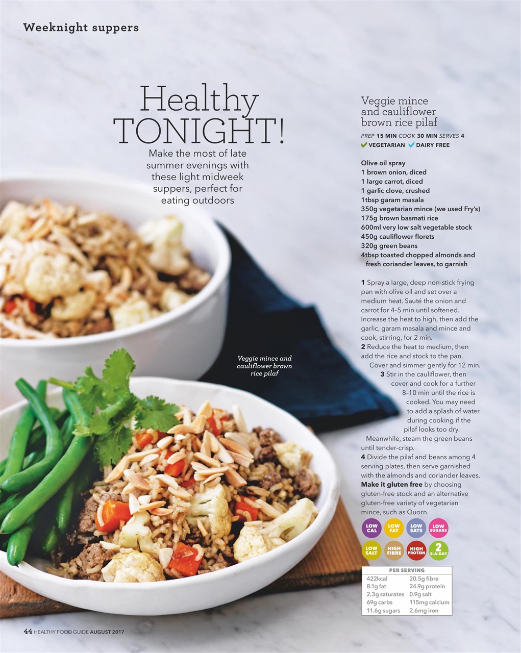 Healthy Food Guide Preview Pages