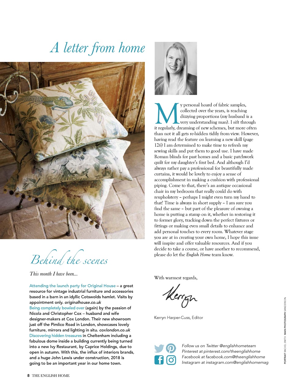 The English Home Preview Pages