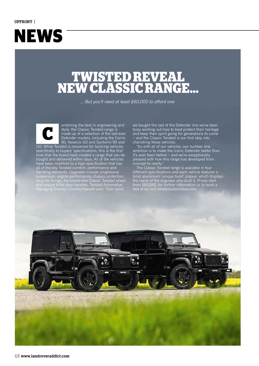 Land Rover Monthly Preview Pages