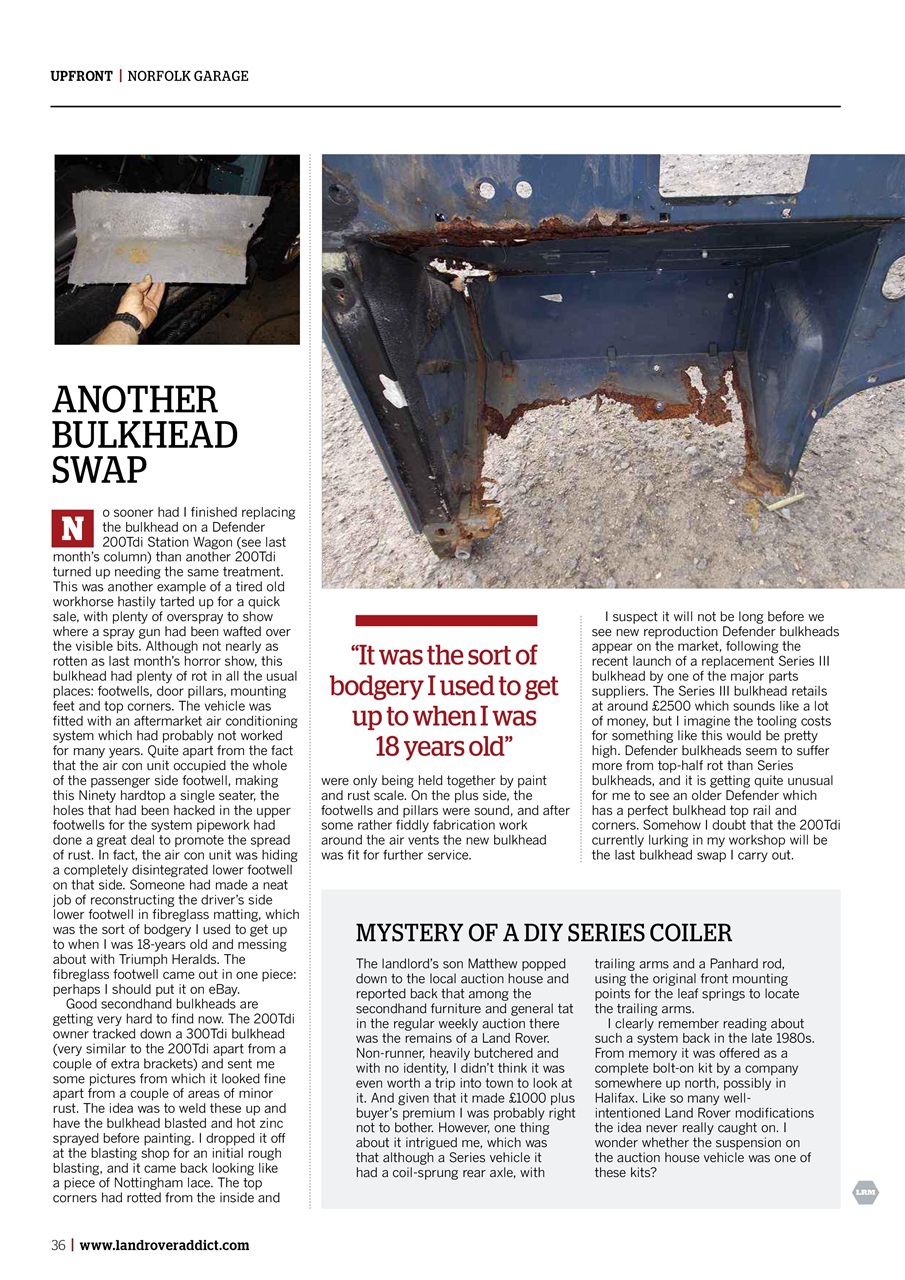 Land Rover Monthly Preview Pages