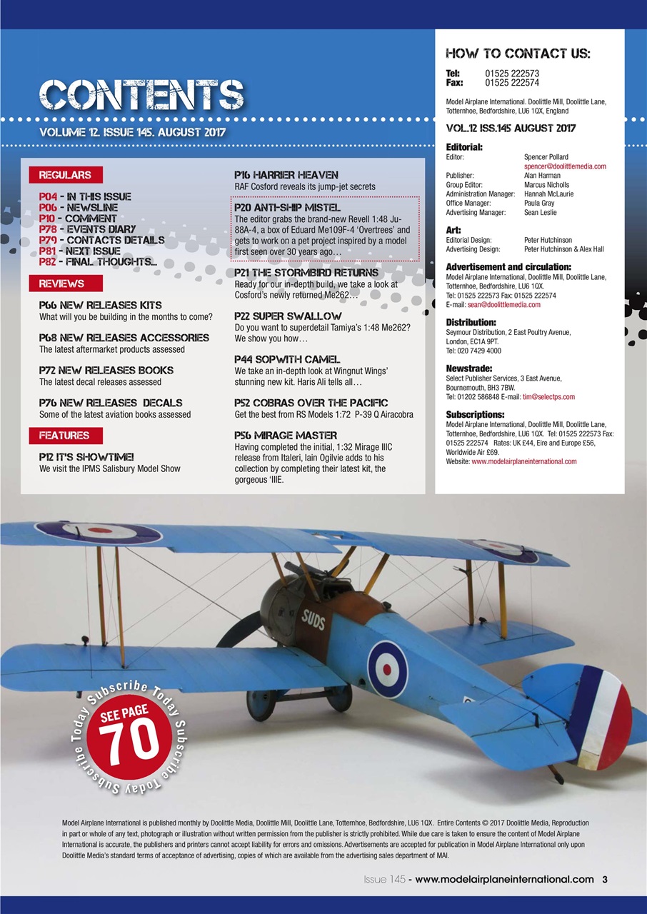 Model Airplane International Preview Pages