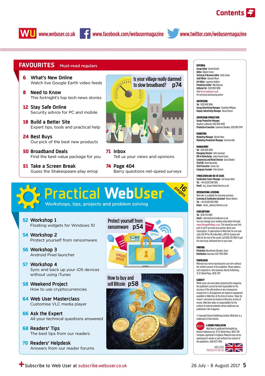 Webuser Preview Pages