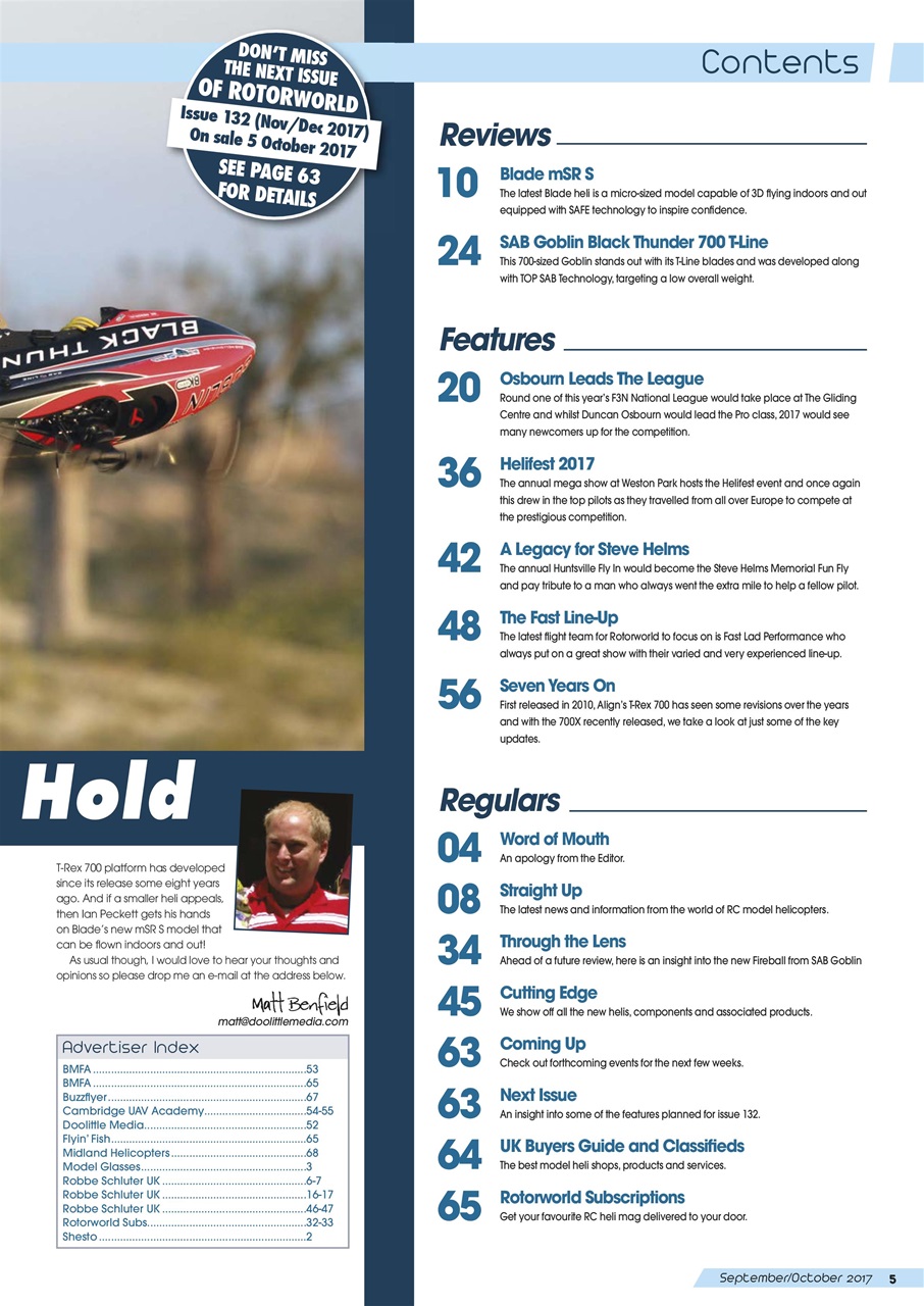 Radio Control Rotor World Preview Pages