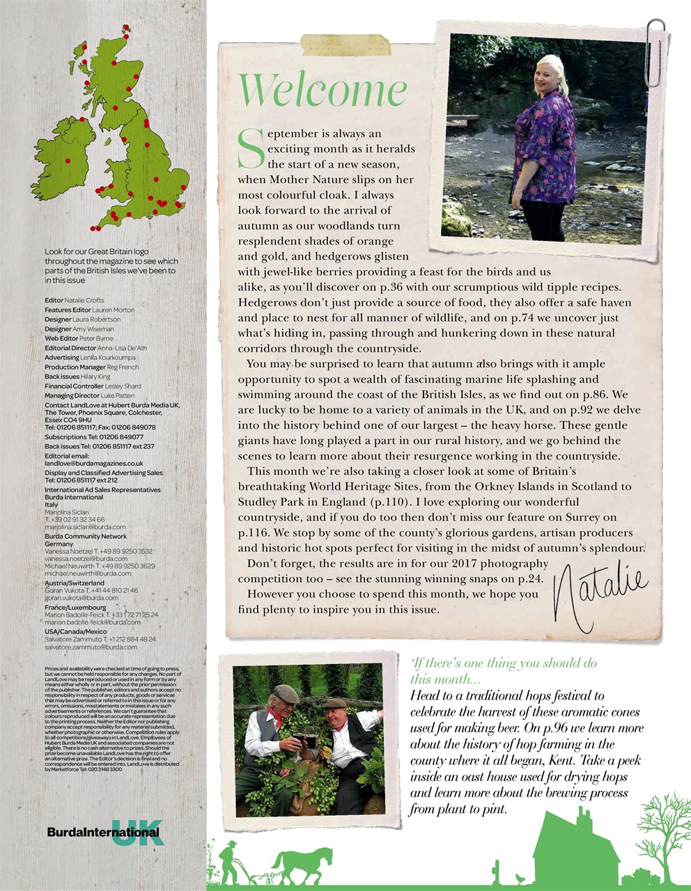 LandLove Magazine Preview Pages