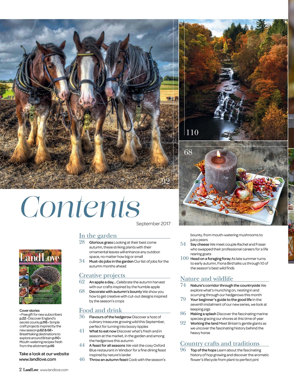 LandLove Magazine Preview Pages