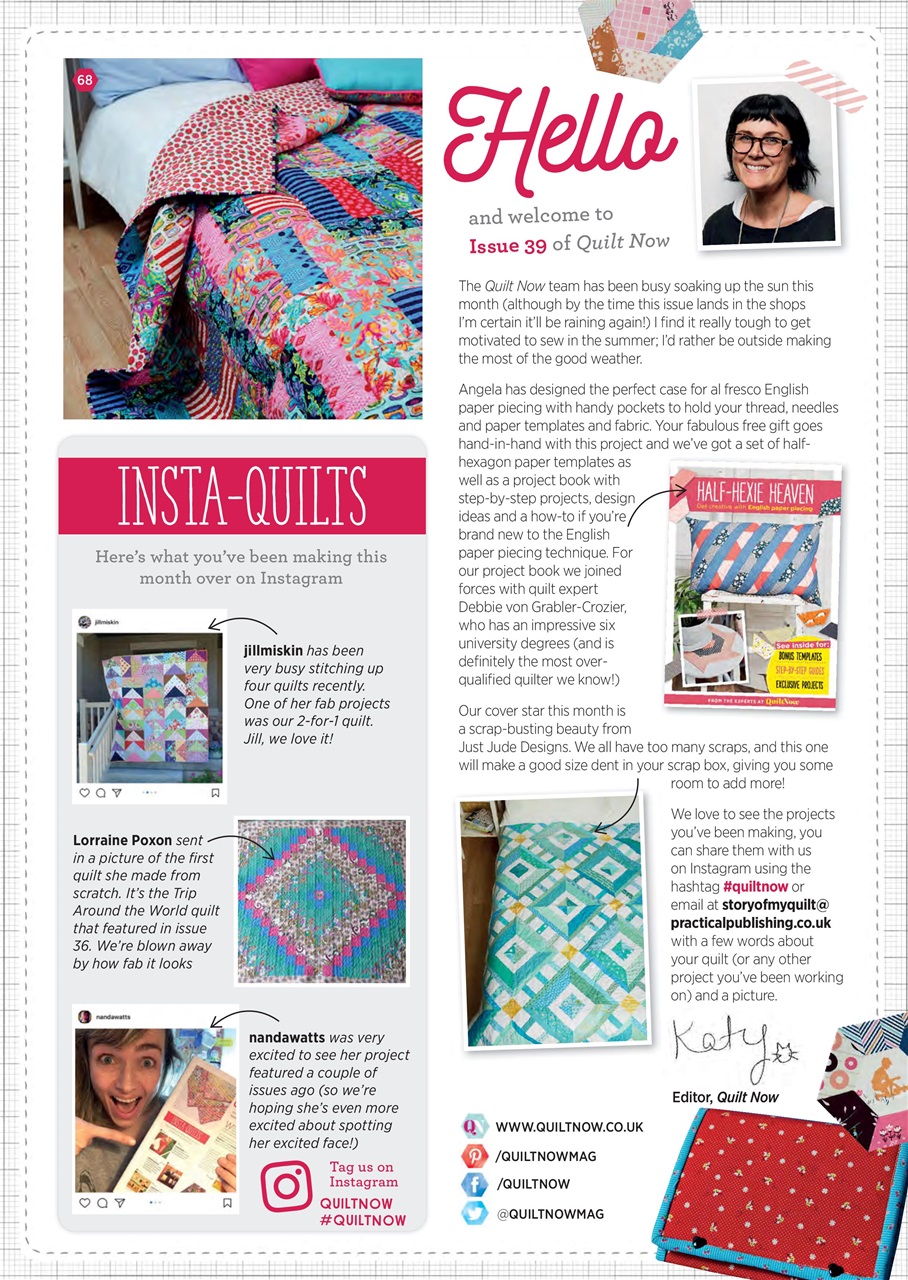 Quilt Now Preview Pages