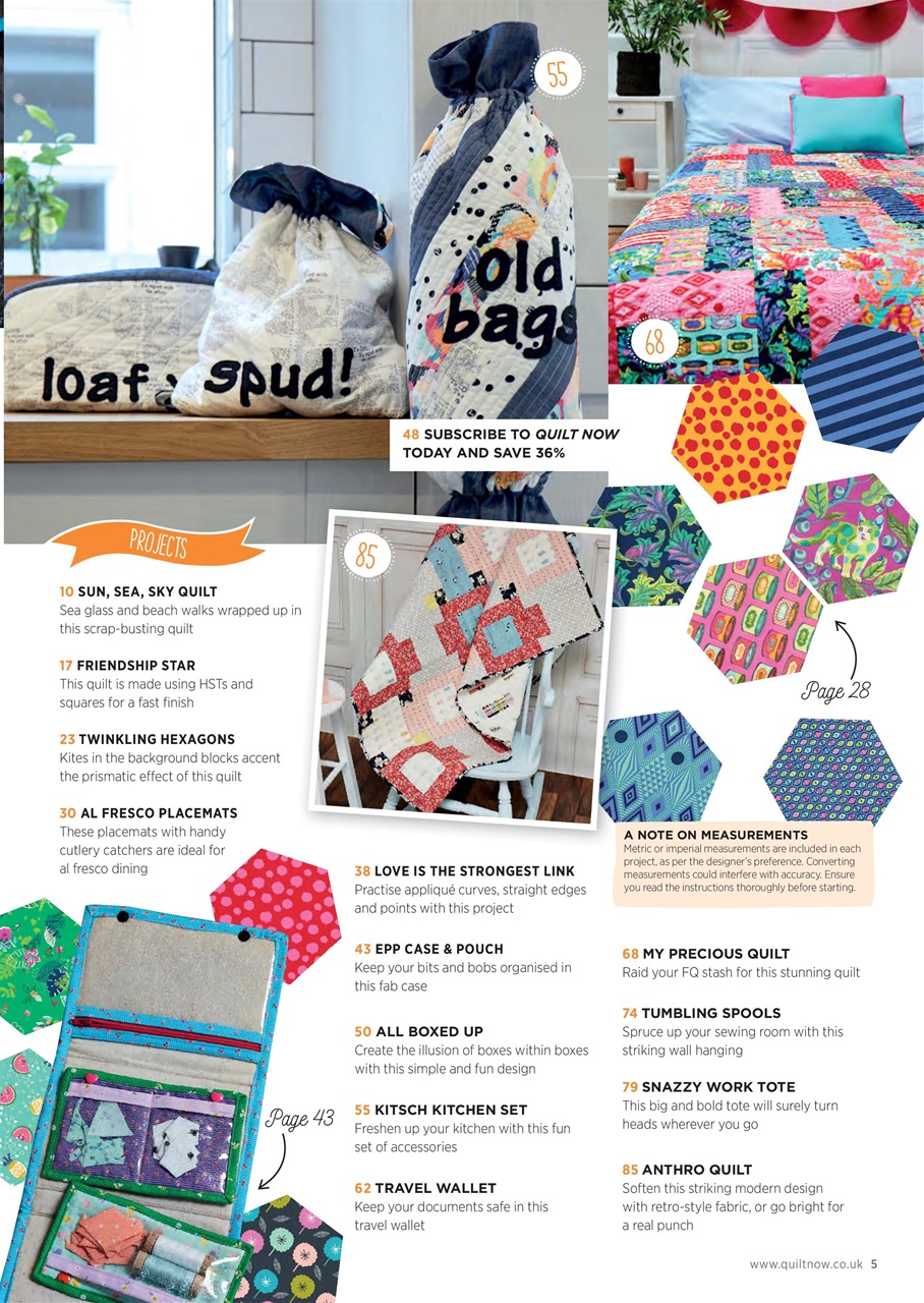 Quilt Now Preview Pages