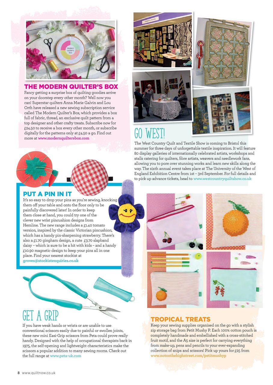 Quilt Now Preview Pages