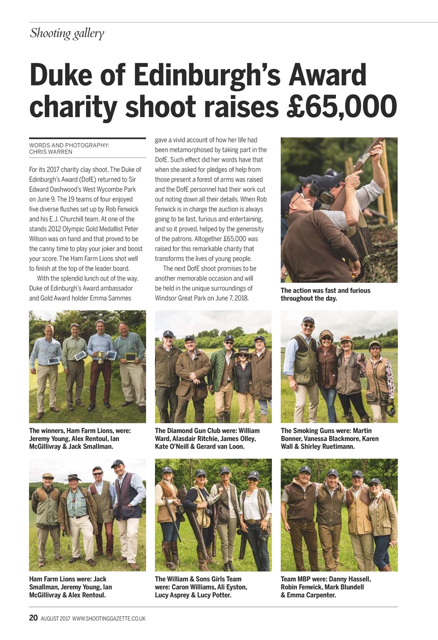 Shooting Gazette Preview Pages