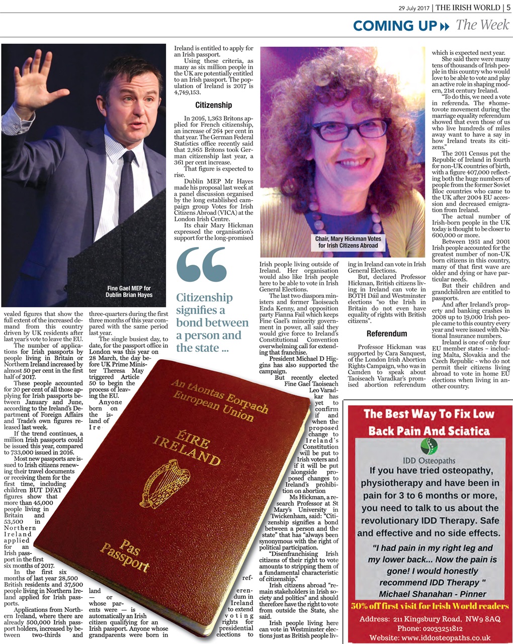 Irish World Preview Pages