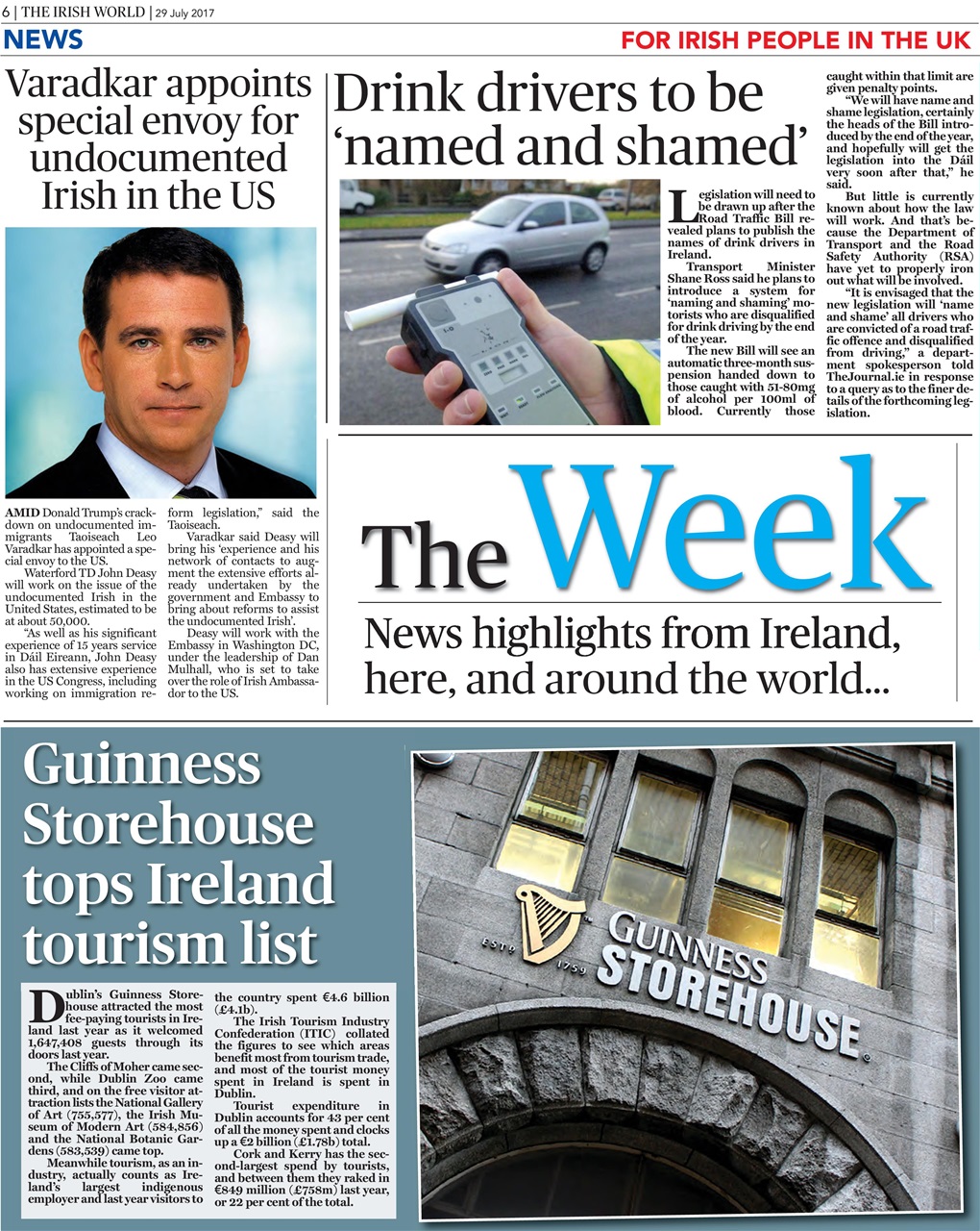 Irish World Preview Pages