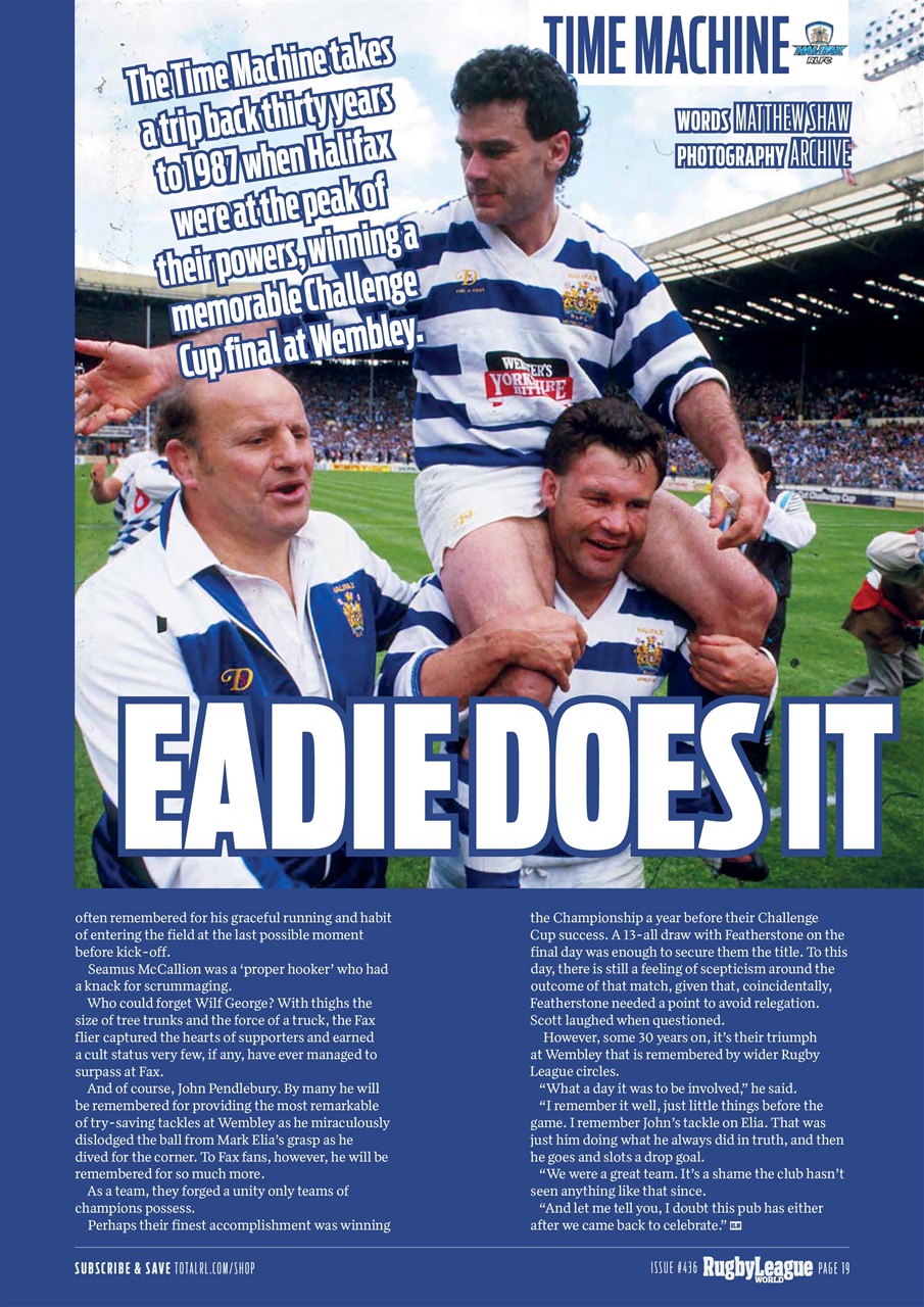 Rugby League World Preview Pages