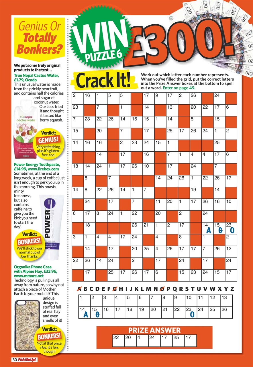 Pick Me Up Preview Pages