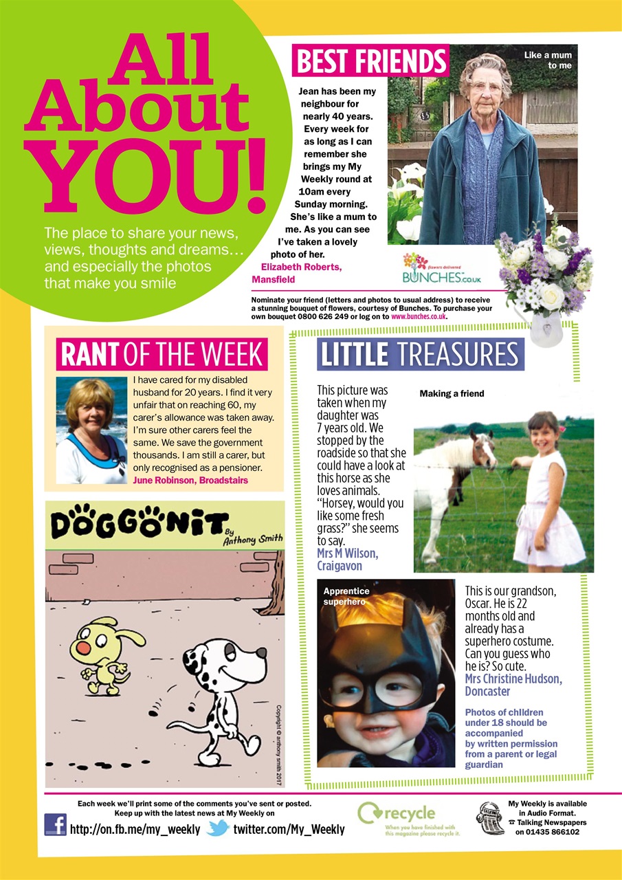 My Weekly Preview Pages