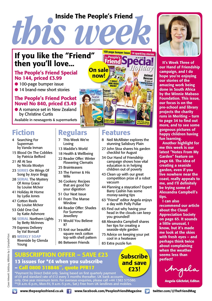 The People’s Friend Preview Pages