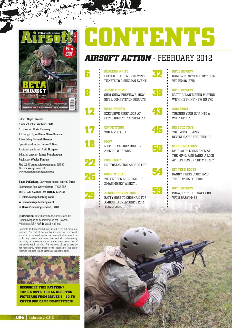 Airsoft Action Preview Pages