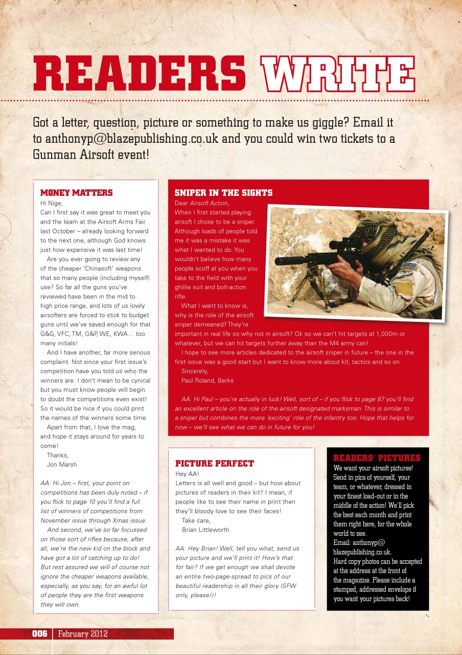 Airsoft Action Preview Pages