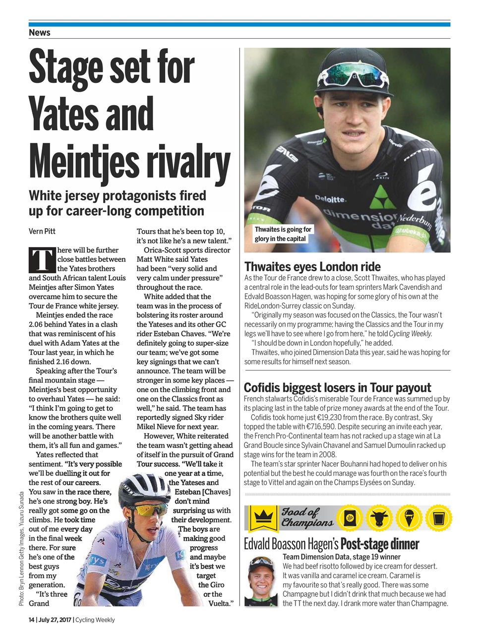 Cycling Weekly Preview Pages