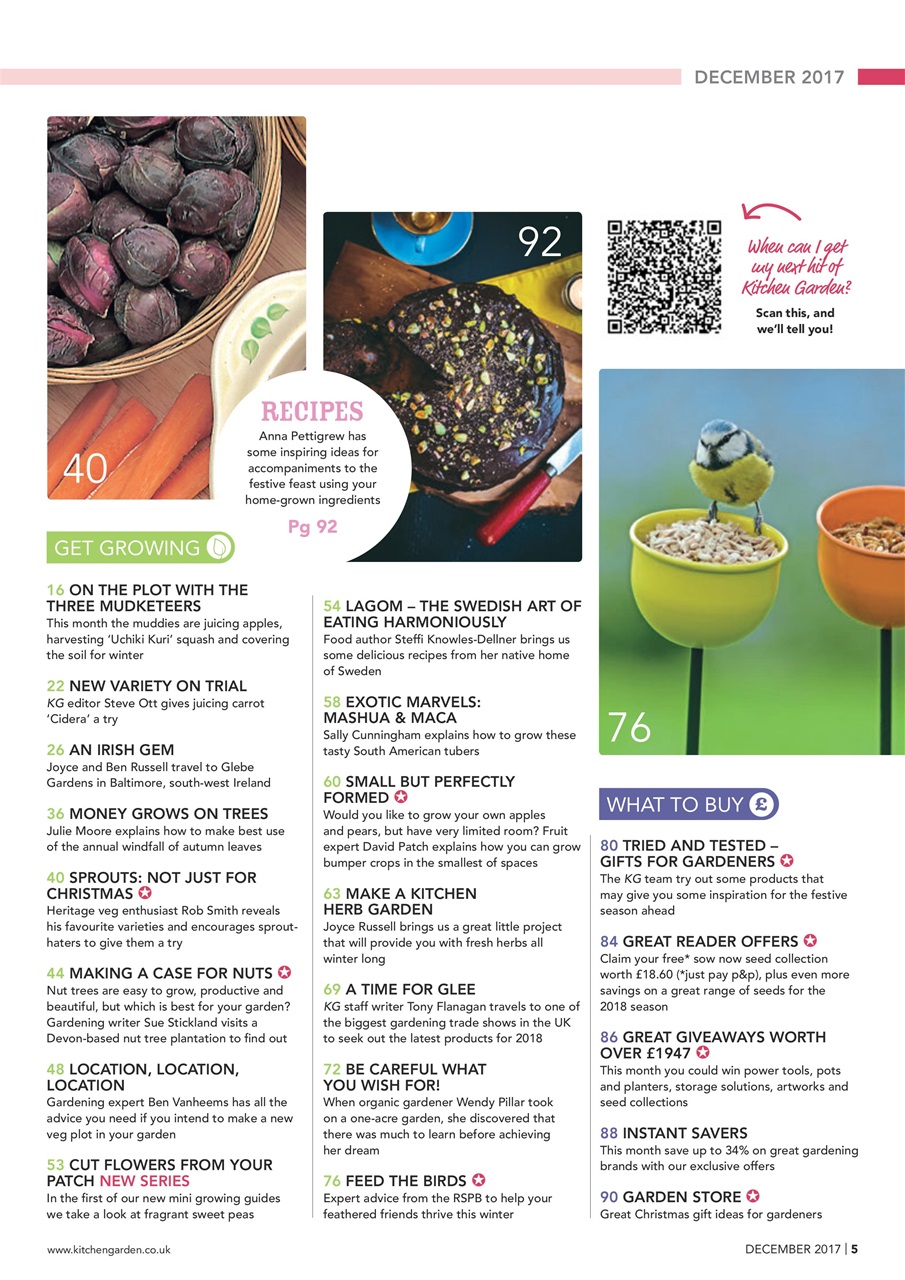 Kitchen Garden Magazine Preview Pages