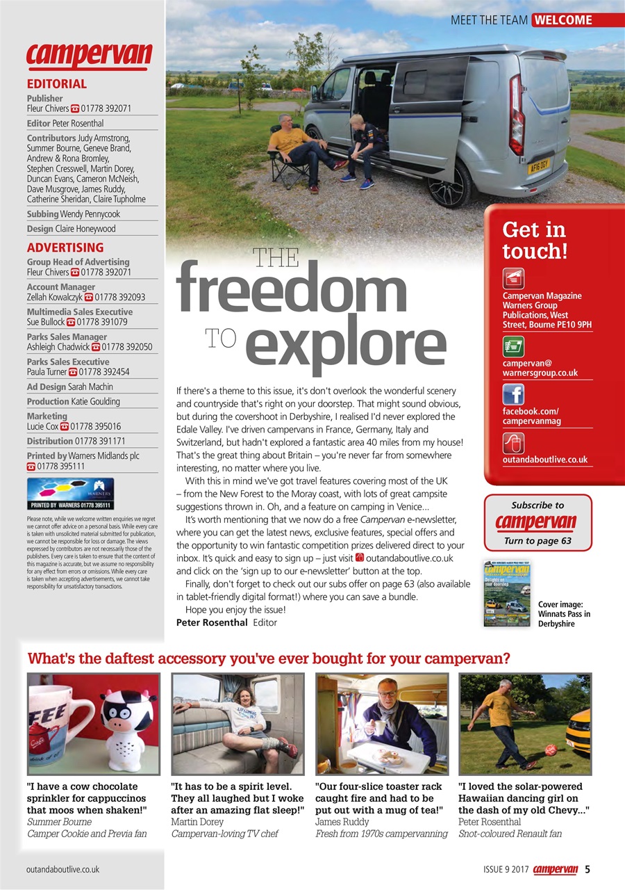 Campervan Preview Pages