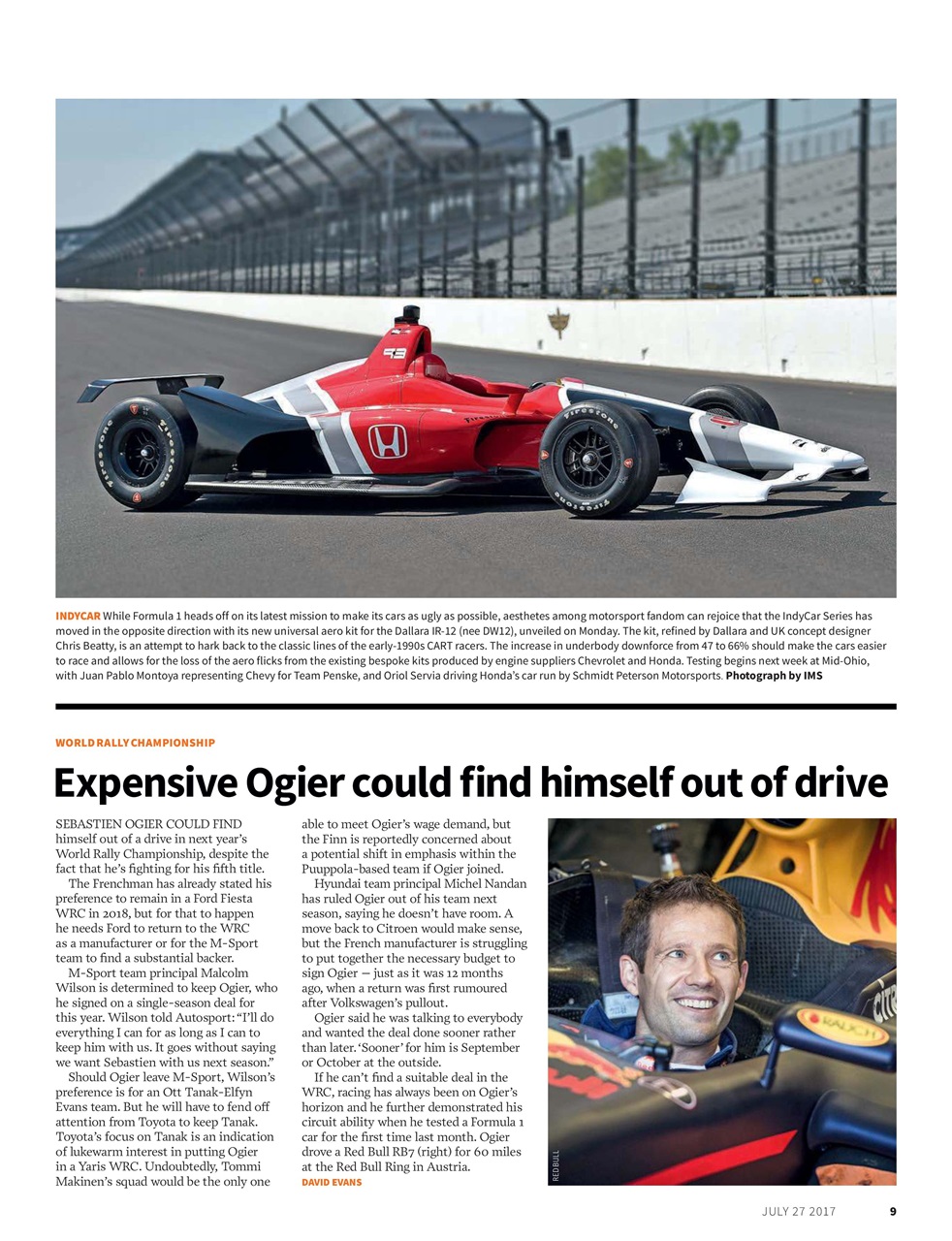 Autosport Preview Pages