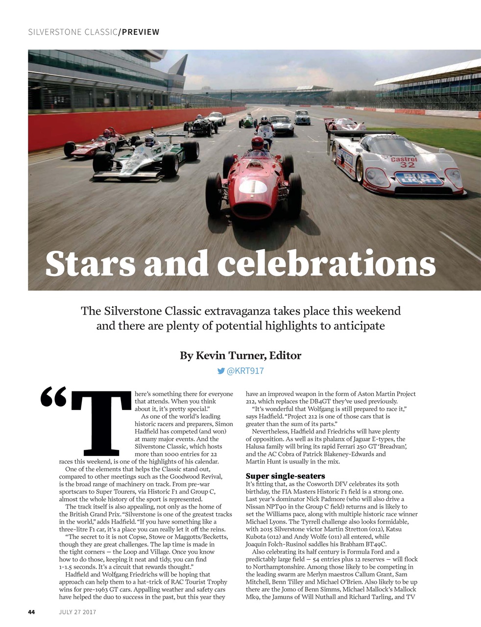 Autosport Preview Pages