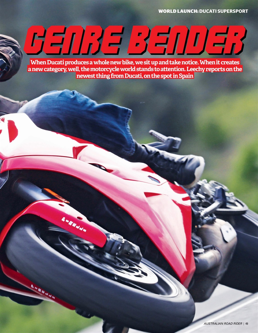 Australian Road Rider Preview Pages