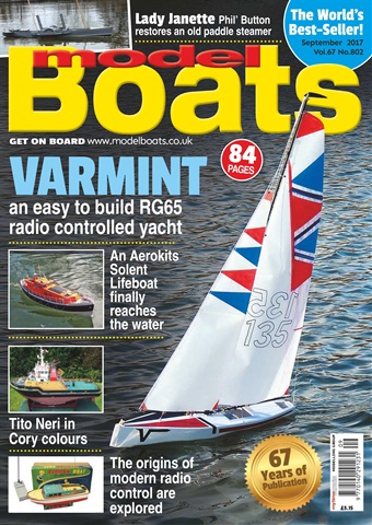 Model Boats issue September 2017