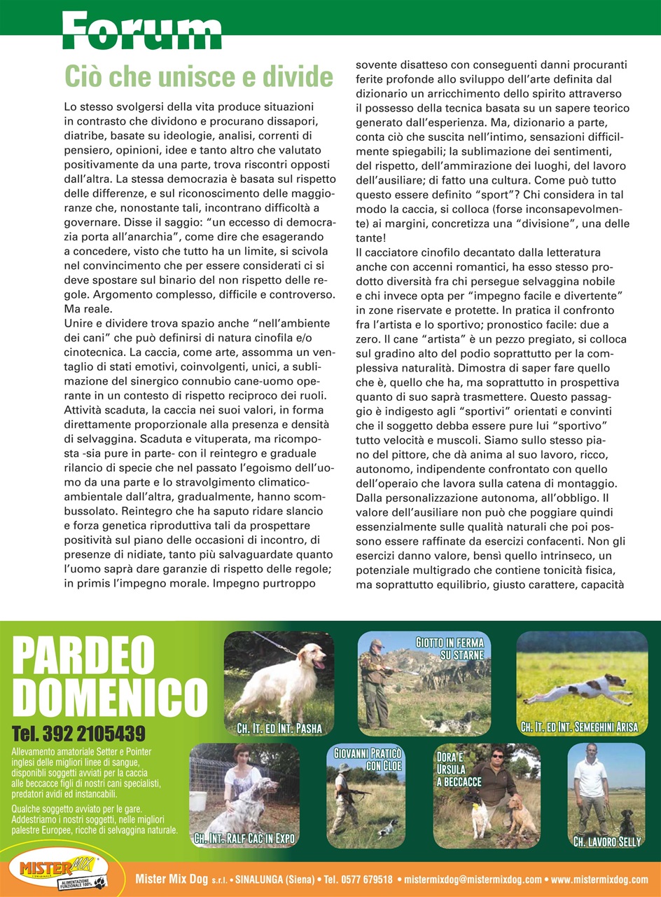 La Gazzetta Della Cinofilia Venatoria Preview Pages