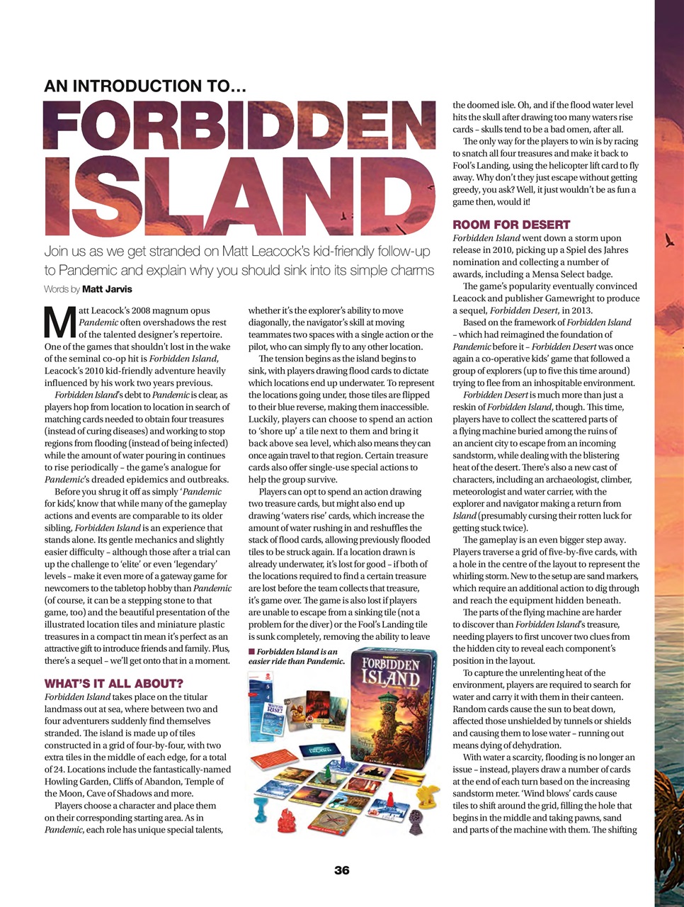 Tabletop Gaming Preview Pages