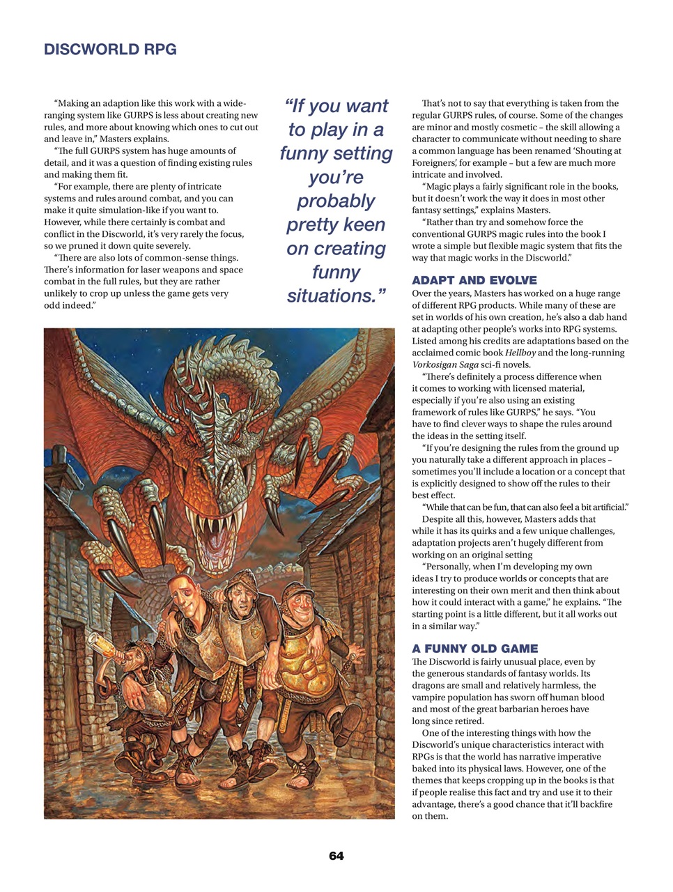 Tabletop Gaming Preview Pages