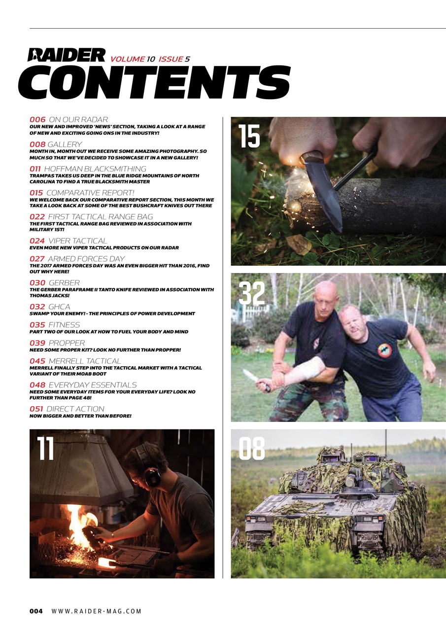 Raider Preview Pages