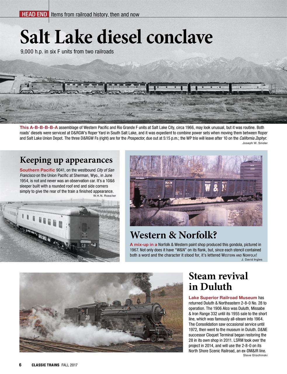 Classic Trains Preview Pages