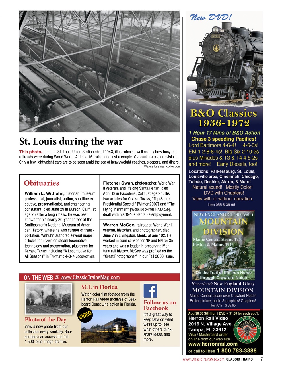 Classic Trains Preview Pages