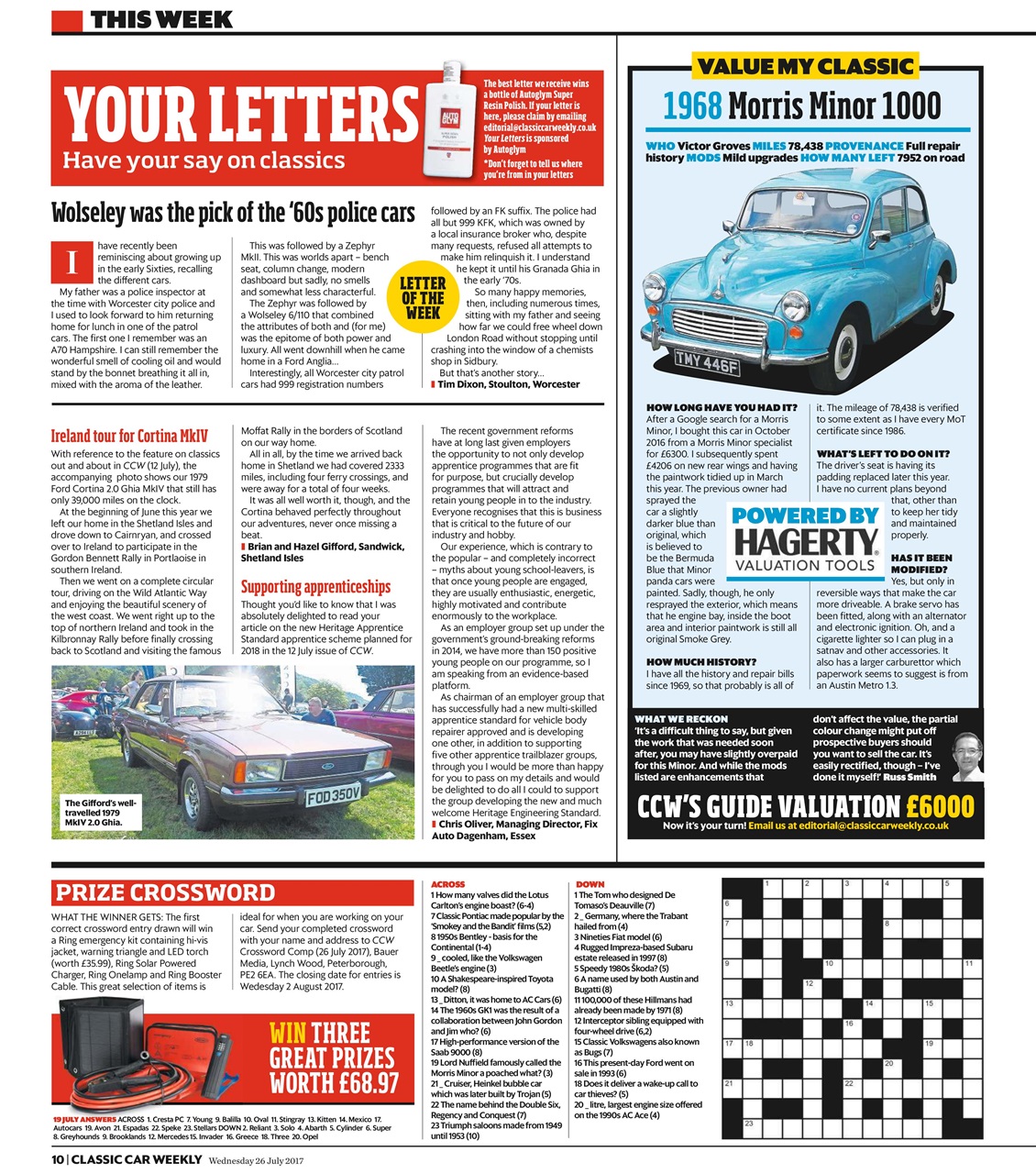 Classic Car Weekly Preview Pages