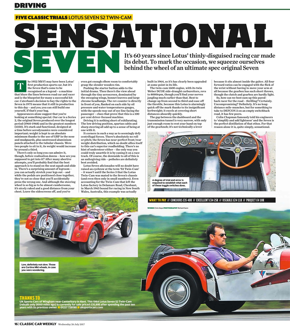 Classic Car Weekly Preview Pages