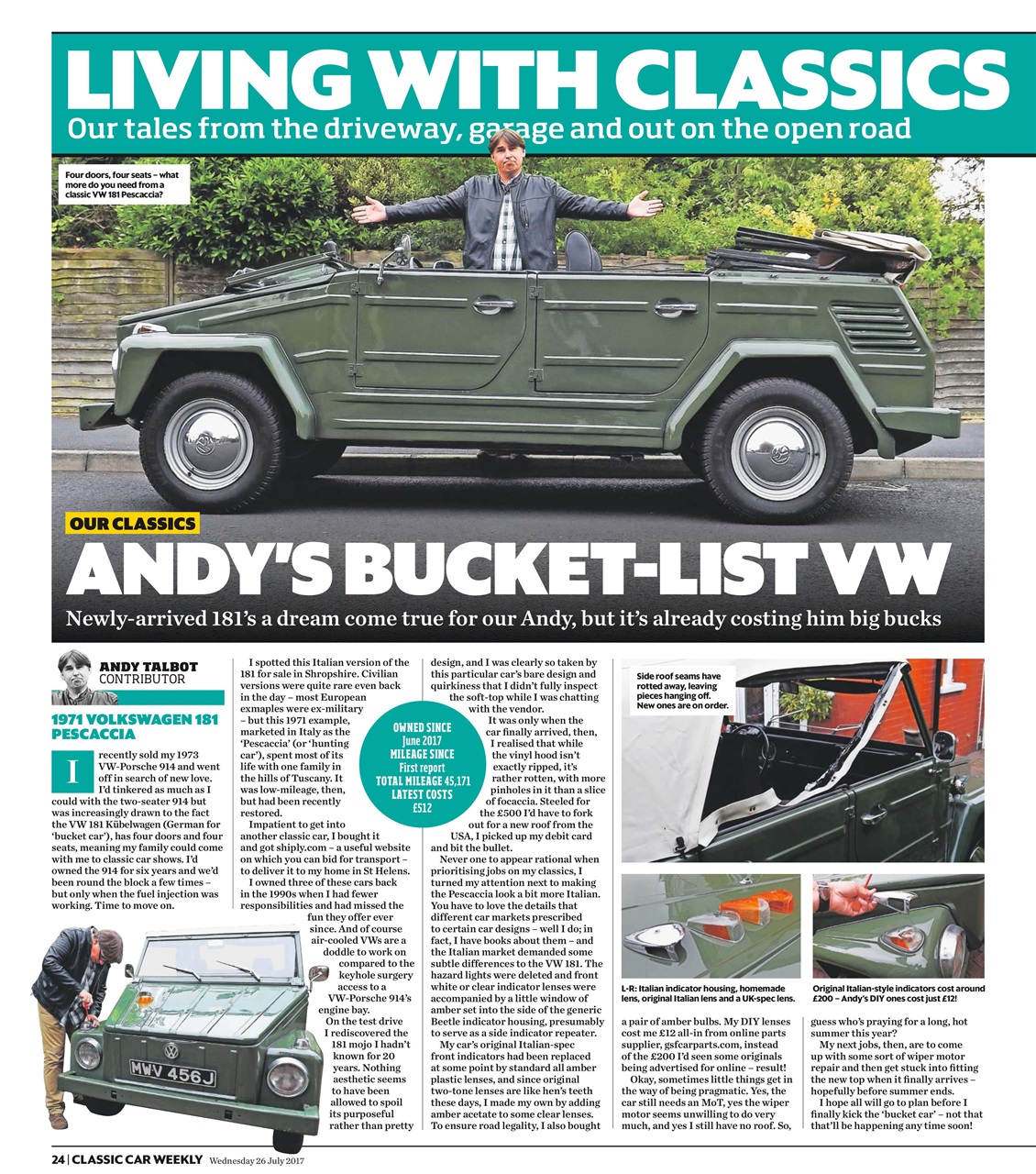 Classic Car Weekly Preview Pages