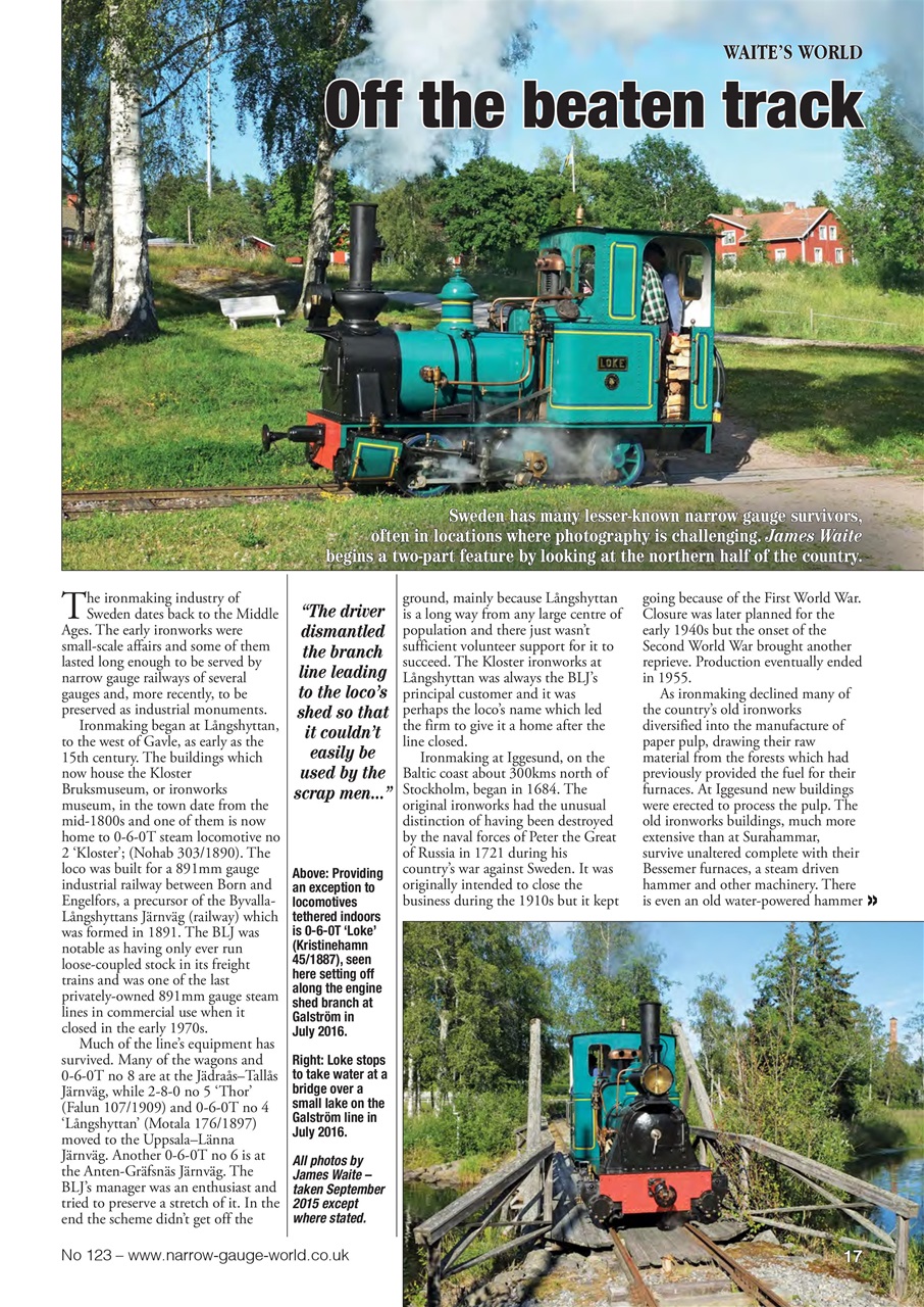 Narrow Gauge World Preview Pages