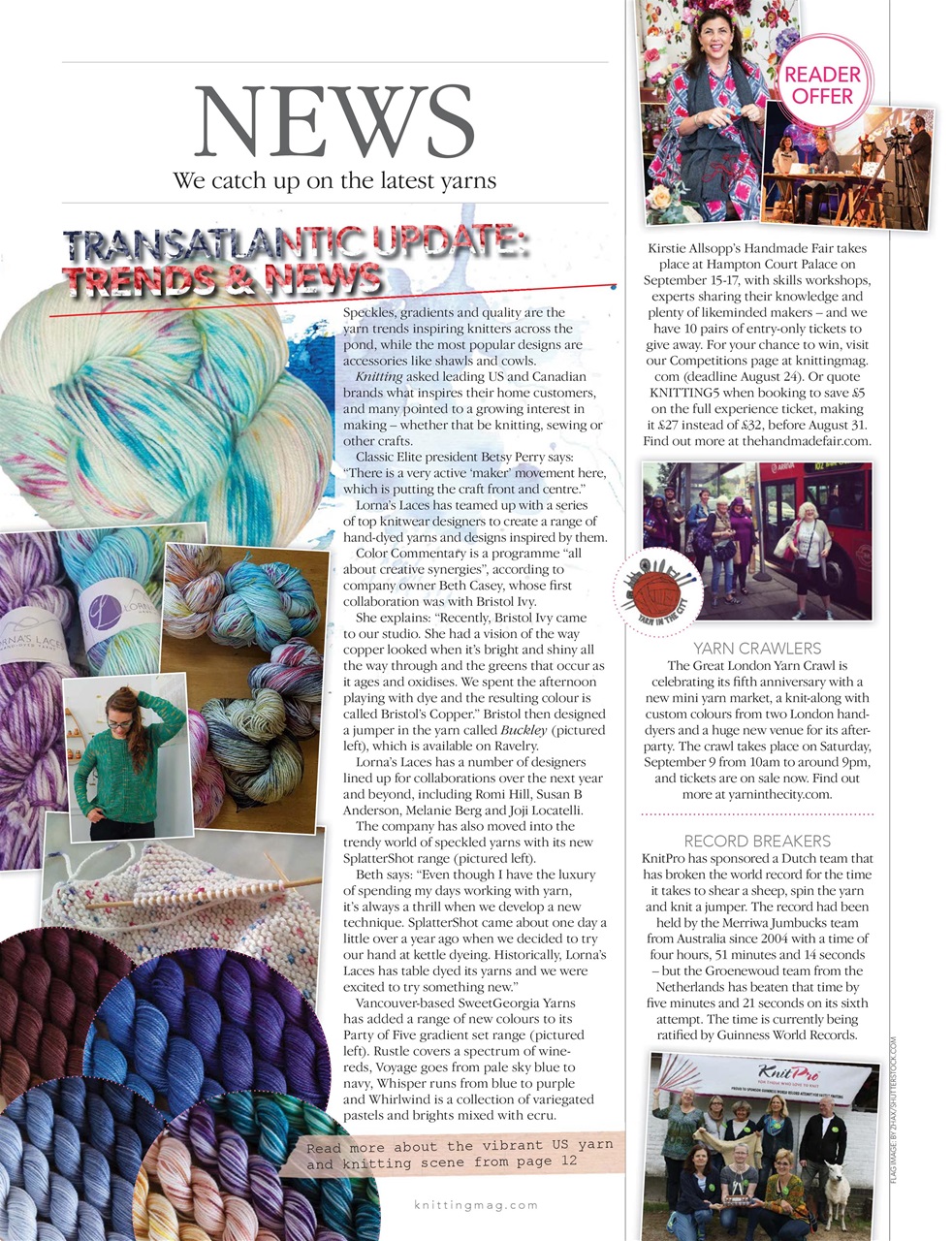 Knitting Preview Pages