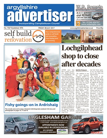 Argyllshire Advertiser issue 28/07/2017